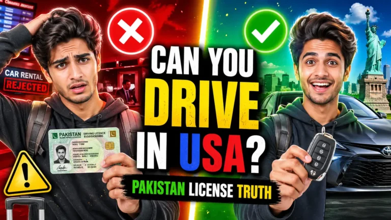 drive in usa with pakistan license rules 2026 car rental idp usa